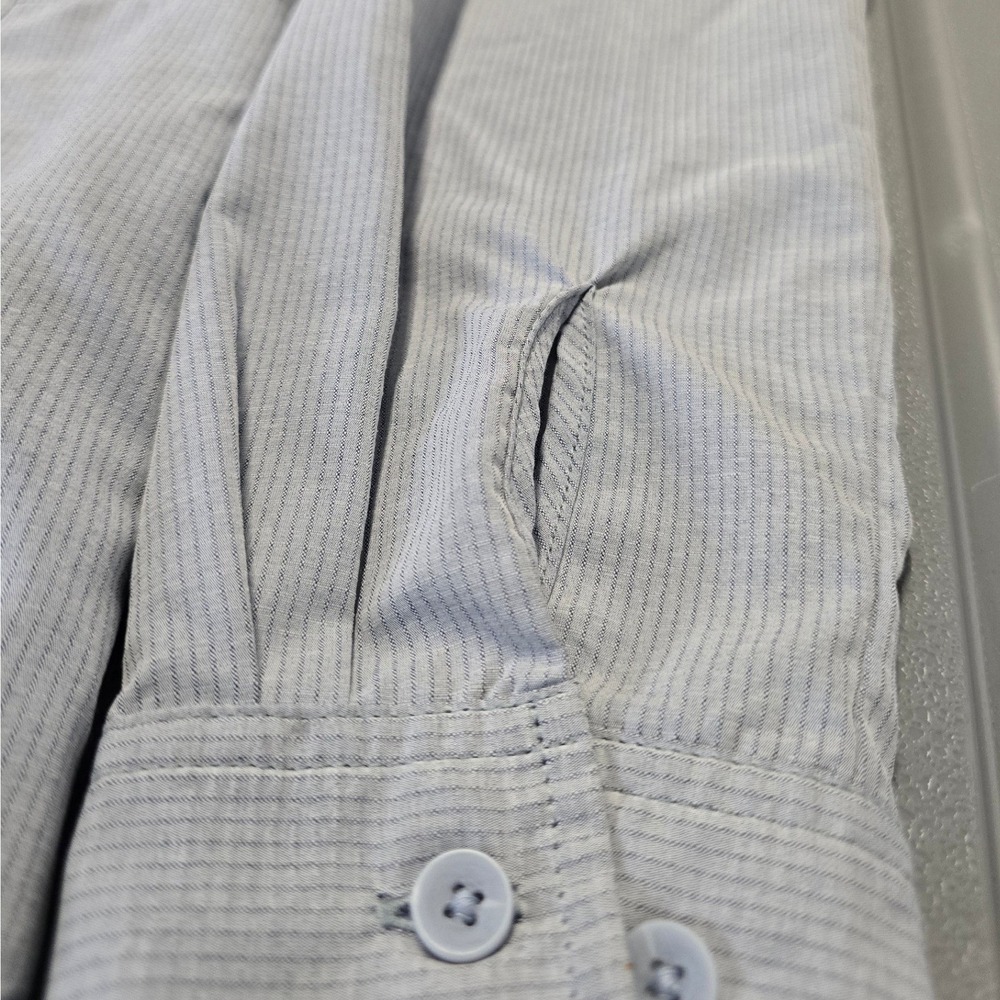 ExOfficio Insect Shield Shirt Womens Small Travel Hiking Button Up Gray - Picture 9 of 12